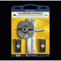 Anode Kit Mercury F30-F40-F60HP - Hardware not included - ALUMINIUM - KITF30-F40-F60AL - Tecnoseal
